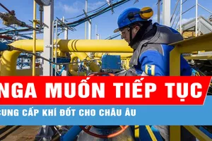 Nga muốn tiếp tục cung cấp khí đốt cho châu Âu