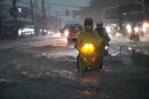 Sáng nay, mưa lớn trên diện rộng