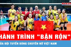 Hành trình "bận rộn" của thầy trò đội tuyển bóng chuyền nữ Việt Nam 