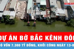 Ngày 13-8, TPHCM khởi công dự án bờ Bắc Kênh Đôi 7.300 tỷ đồng