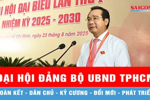 Khai mạc phiên trù bị Đại hội đại biểu Đảng bộ UBND TPHCM lần thứ I, nhiệm kỳ 2025-2030