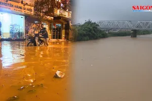 Podcast bản tin trưa 27-8: Nước lũ ở thượng nguồn sông Hồng, nhiều sông ở miền Bắc có dấu hiệu lên nhanh