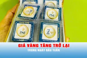 Podcast bản tin tối 20-10: Giá vàng tăng trở lại trong ngày đầu tuần