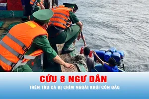 Podcast bản tin tối 31-10: Cứu 8 ngư dân trên tàu cá bị chìm ngoài khơi Côn Đảo
