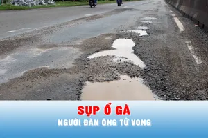 Podcast bản tin 17 GIỜ: Sụp ổ gà trên quốc lộ 62, người đàn ông tử vong