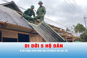 Podcast bản tin 17 giờ 24-11: Di dời 5 hộ ở xã Hùng Sơn khỏi nơi có nguy cơ sạt lở