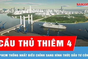 TPHCM thống nhất chủ trương đầu tư công xây cầu Thủ Thiêm 4 hơn 5.000 tỷ đồng