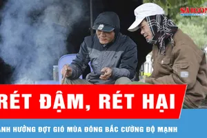 32 tỉnh, thành phố ứng phó rét đậm, rét hại và gió mạnh trên biển
