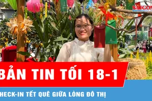 Bản tin tối 18-1: Check-in tết quê giữa lòng đô thị