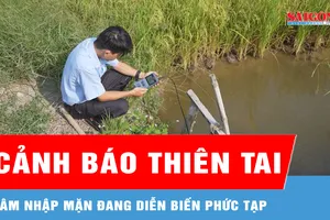 Xâm nhập mặn trên sông Vàm Cỏ phức tạp, người dân cần trữ nước ngọt