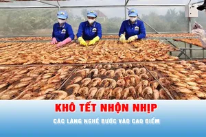 Podcast bản tin 17 giờ 21-1: Đơn hàng tăng 20%, khô đặc sản hút khách dịp tết