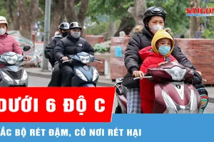 Bắc bộ rét đậm, Trung bộ mưa lớn cục bộ