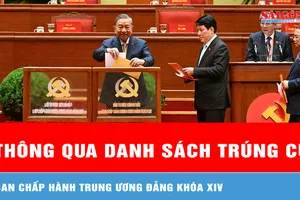 Thông qua danh sách trúng cử Ban Chấp hành Trung ương Đảng khóa XIV 
