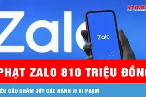 VNG bị phạt 810 triệu đồng liên quan vụ Zalo