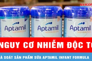 Rà soát sản phẩm sữa Aptamil Infant Formula có nguy cơ nhiễm độc tố
