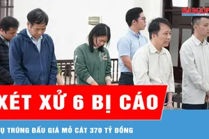 Xét xử 6 bị cáo trong vụ trúng đấu giá mỏ cát 370 tỷ đồng