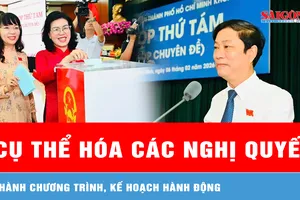 Khẩn trương cụ thể hóa các nghị quyết thành chương trình, kế hoạch hành động