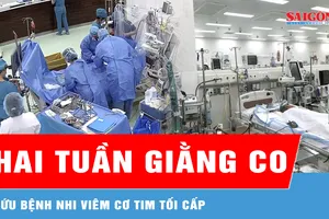 Hai tuần giằng co cứu bé trai bị ngưng tim đột ngột 