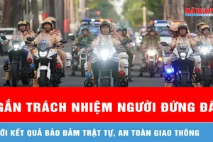 Gắn trách nhiệm người đứng đầu với kết quả bảo đảm trật tự, an toàn giao thông 