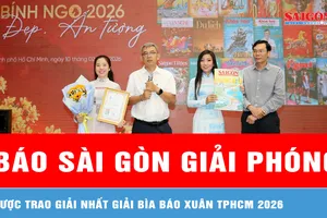 Báo Sài Gòn Giải Phóng lần thứ ba liên tiếp đoạt giải Nhất - Giải bìa báo Xuân TPHCM 