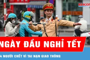 Ngày đầu nghỉ tết, 34 người chết vì tai nạn giao thông 
