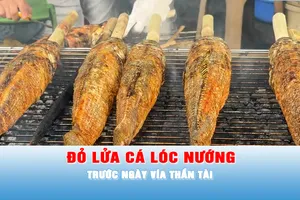 Podcast tin tối 25-2: Đỏ lửa cá lóc nướng trước ngày Vía Thần Tài