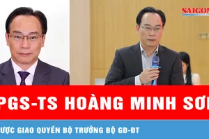 PGS-TS Hoàng Minh Sơn được giao Quyền Bộ trưởng Bộ GD-ĐT 