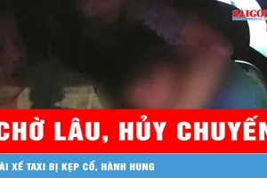 Tạm giữ đối tượng kẹp cổ, hành hung tài xế taxi
