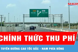 Từ ngày 2-3, thu phí 5 tuyến đường cao tốc Bắc - Nam phía Đông