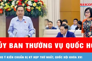 Phiên họp thứ 55 của Ủy ban Thường vụ Quốc hội cho ý kiến chuẩn bị Kỳ họp thứ nhất, Quốc hội khóa XVI