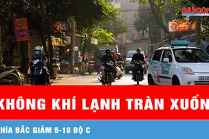 Phía Bắc giảm 5-10 độ C, không gây rét đậm
