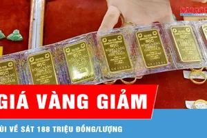 Chiều 3-3, giá vàng giảm thêm 1,2 triệu đồng/lượng 