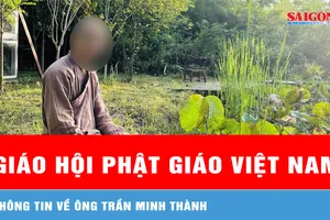 Giáo hội Phật giáo Việt Nam thông tin về ông Trần Minh Thành 