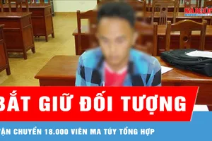 Bắt giữ đối tượng vận chuyển 18.000 viên ma túy tổng hợp