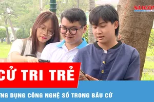 Cử tri trẻ ứng dụng công nghệ số trong bầu cử