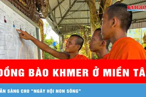Đồng bào Khmer ở miền Tây sẵn sàng cho "Ngày hội non sông" 