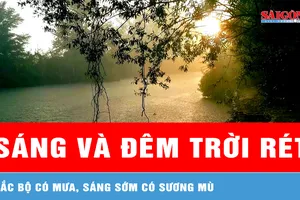 Ngày bầu cử, Bắc bộ có mưa, sáng sớm có sương mù
