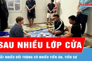 Triệt phá sới bạc, bắt giữ nhiều đối tượng có nhiều tiền án, tiền sự