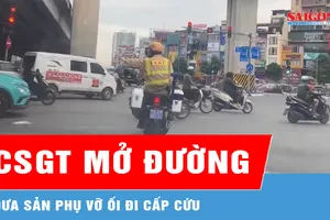 Đồng Nai: CSGT mở đường đưa sản phụ vỡ ối đi cấp cứu 