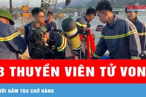 Khánh Hòa: 3 thuyền viên tử vong dưới hầm tàu chở hàng