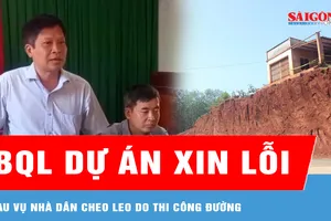 Đồng Nai: Ban Quản lý dự án xin lỗi sau vụ nhà dân cheo leo do thi công đường