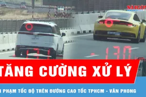 CSGT tăng cường xử lý vi phạm tốc độ trên đường cao tốc TPHCM - Vân Phong