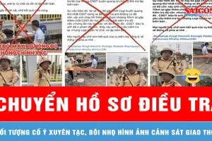 Chuyển hồ sơ điều tra đối tượng cố ý xuyên tạc, bôi nhọ hình ảnh cảnh sát giao thông