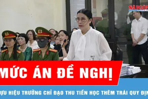 Cựu hiệu trưởng Trường THCS Ba Đình bị đề nghị từ 4-5 năm tù