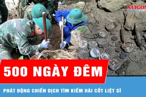 Phát động chiến dịch 500 ngày đêm tìm kiếm hài cốt liệt sĩ 