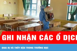 Đắk Lắk: Ghi nhận các ổ dịch quai bị và thủy đậu trong trường học 