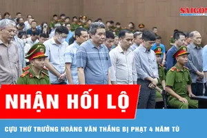 Cựu Thứ trưởng Hoàng Văn Thắng bị phạt 4 năm tù về tội "Nhận hối lộ" 