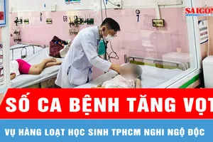 Vụ hàng loạt học sinh TPHCM nghi ngộ độc: Số ca bệnh tăng vọt 