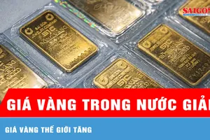 Sáng 16-4: Giá vàng trong nước giảm, giá vàng thế giới tăng