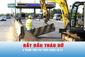 Podcast bản tin chiều 18-4: Bắt đầu tháo dỡ 2 trạm thu phí trên quốc lộ 51
